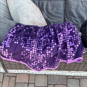 Nike Purple and Pink Athletic Shorts